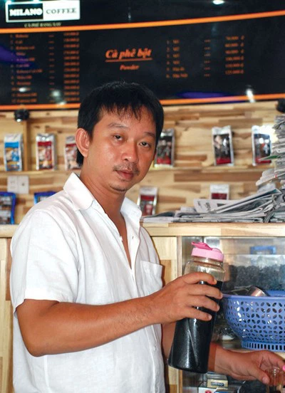 Ông Lê Minh Cường là chủ Công ty TNHH Cà phê Lê Phan. Ảnh: DNSG.