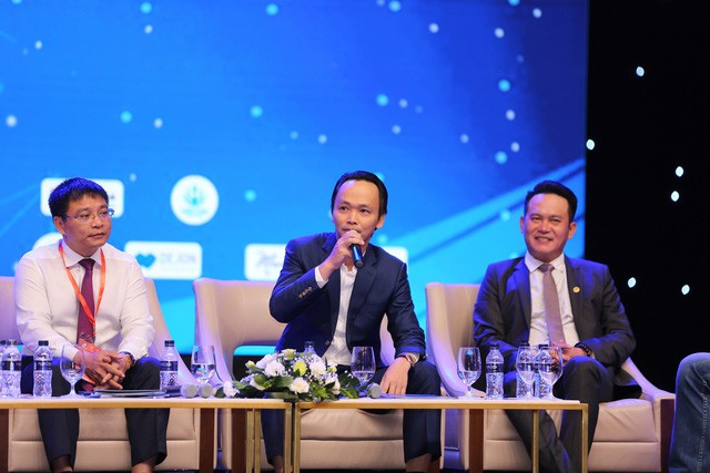 Ông Trịnh Văn Quyết, Chủ tịch HĐQT Tập đoàn FLC chia sẻ tại diễn đàn