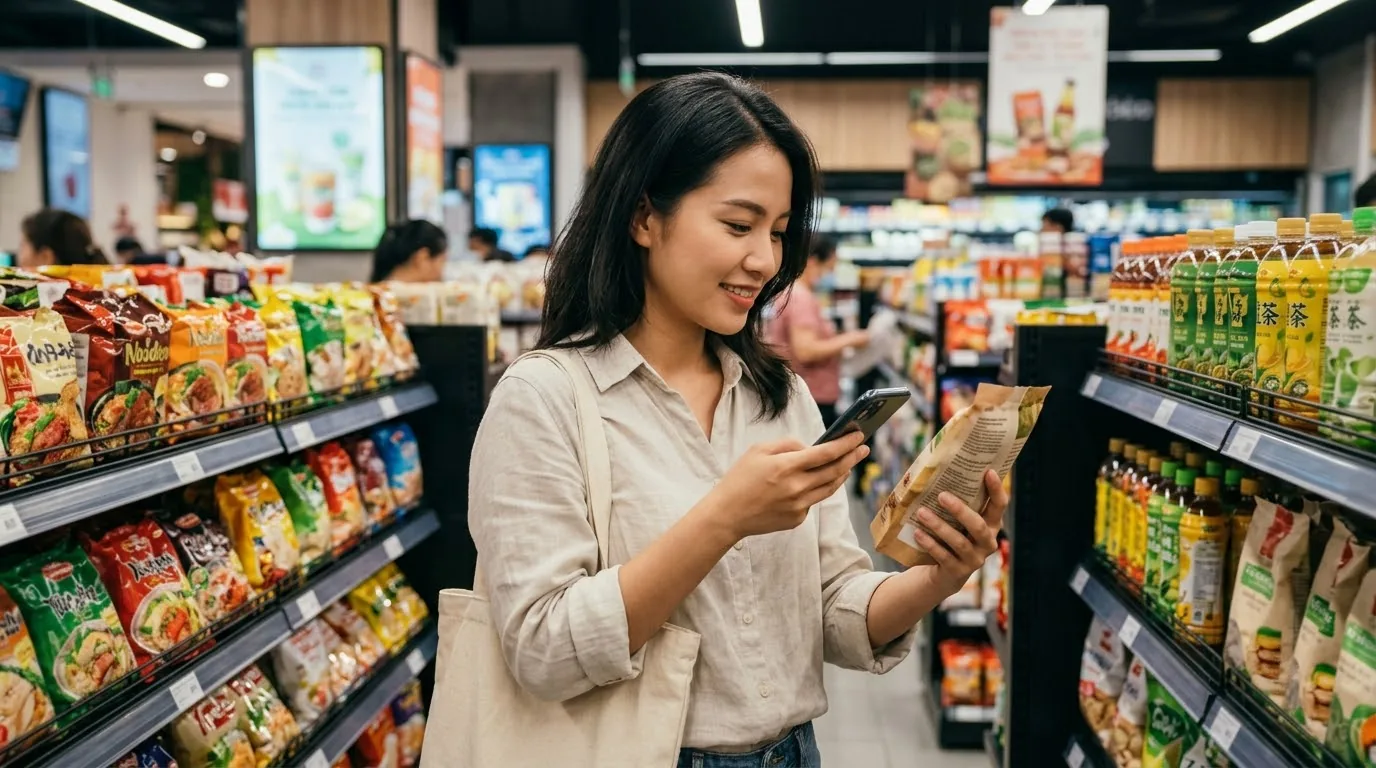 Bảng phân tích hiệu suất tăng trưởng giữa các nhóm ngành hàng FMCG chủ chốt